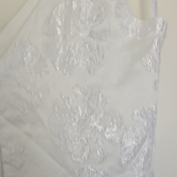 Lulu's Elegant White Floral Pattern Dress - Picture 7 of 7